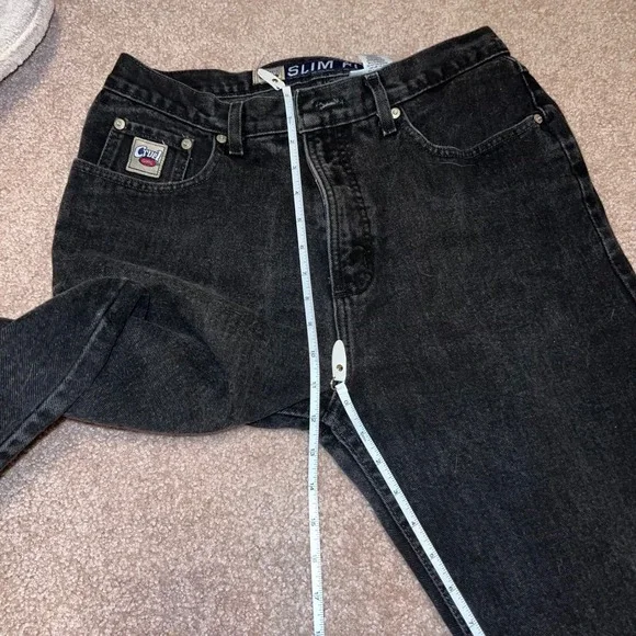 VTG Cruel Girl Slim Fit 15L Black Acid Wash, Y2K, High rise mom jeans 29" inseam - Picture 5 of 6